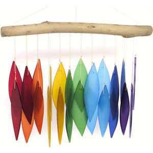 Gift Essentials Glass Rainbow Wind Chime